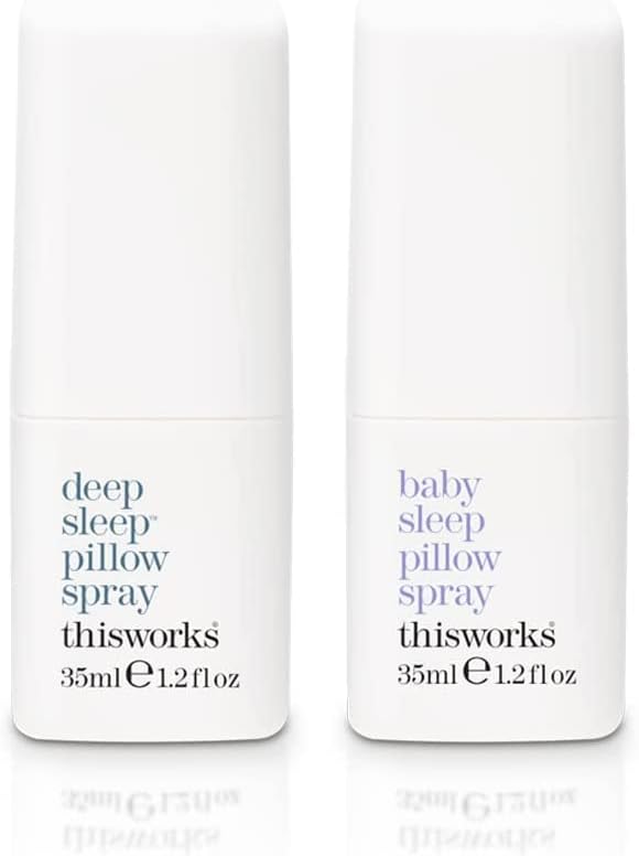 THISWORKS Parent and Baby Sleep Duo Pillow Spray Gift Set, A Blissful Nighttime for You and Your Child, 1 Set