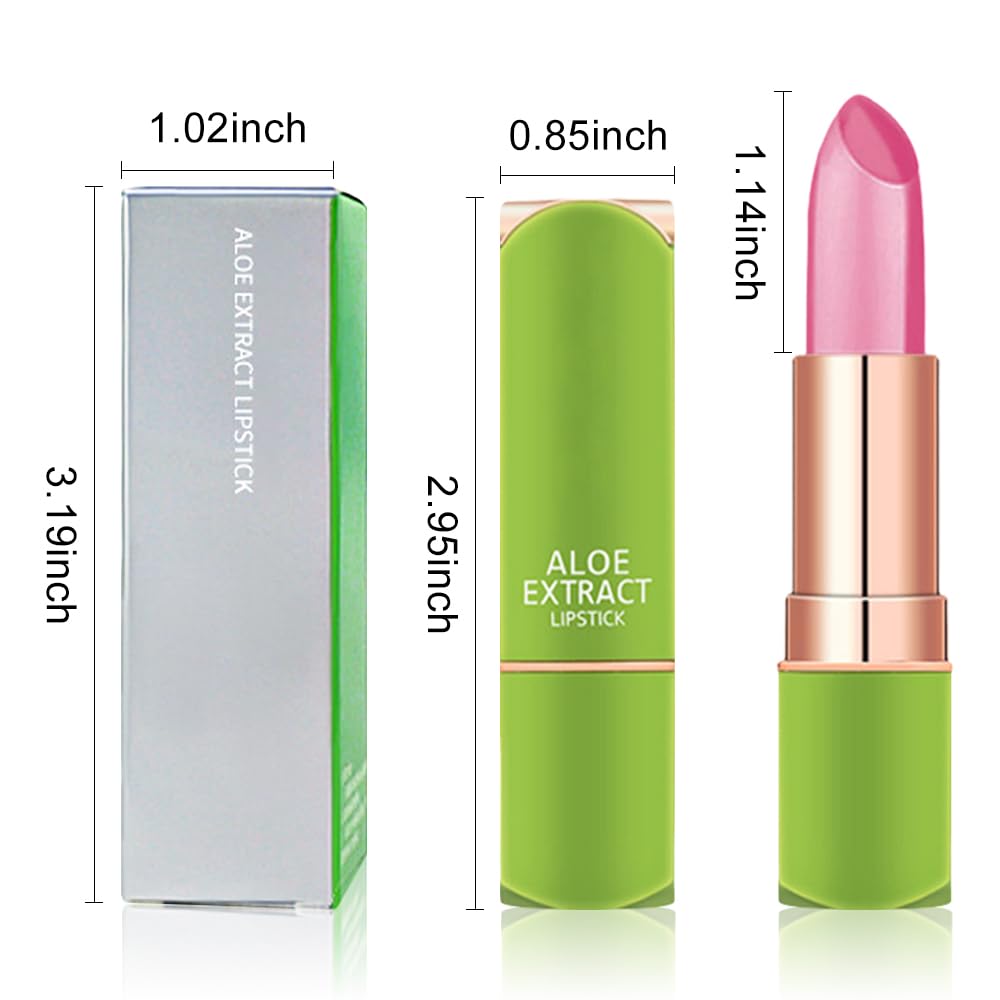 Jelly Color Changing Lipstick Queen,Mood Moisturizer Long Lasting Lip Care Lip Balm Magic Waterproof Lip Gloss Glossly Makeup Lipstick Set for Women (1pc dancing fuchsia)