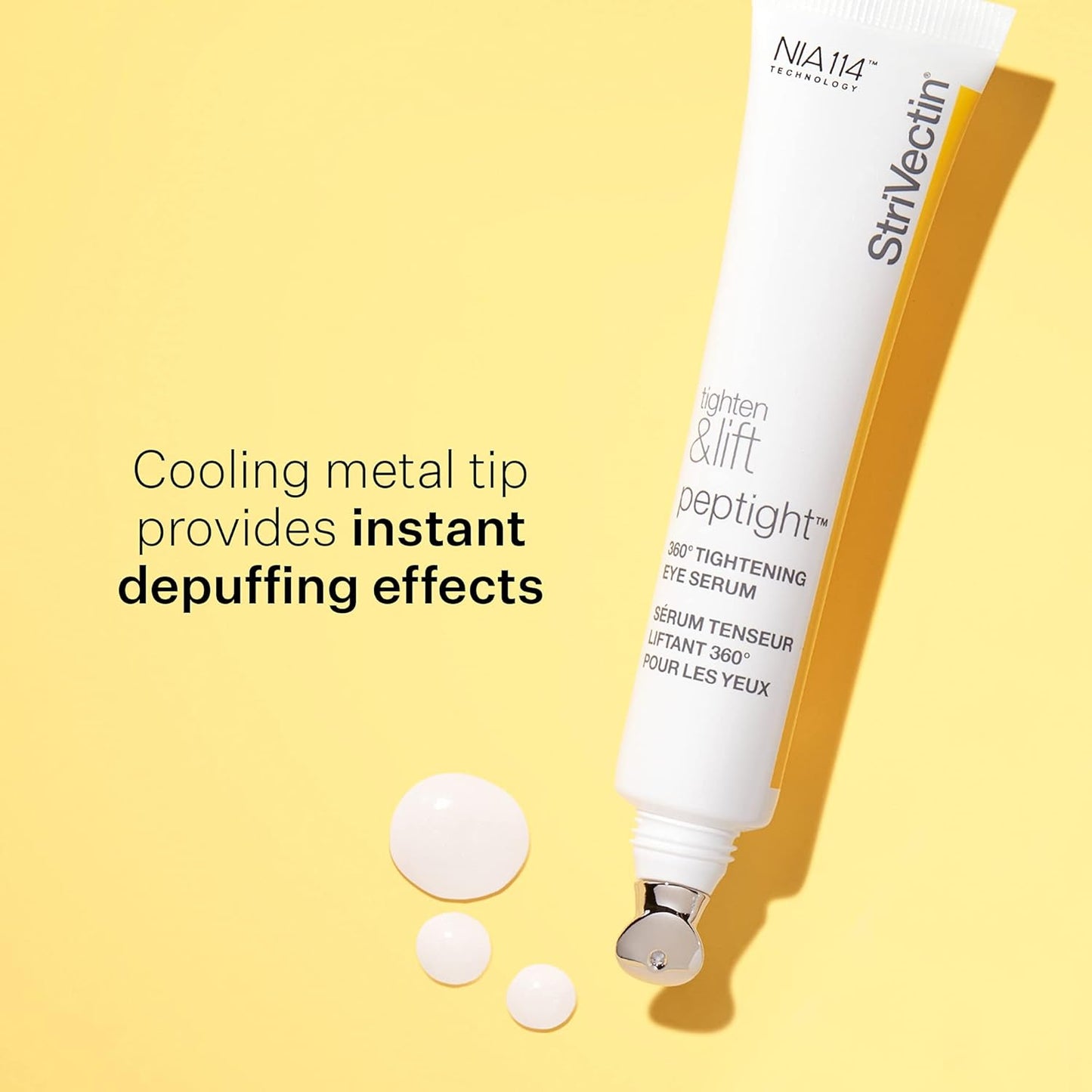 StriVectin Tighten & Lift Peptight 360 Degree Eye Serum with Tightening & Brightening Peptides for Wrinkles, Under Eye Bags and Puffiness, 1 fl. Oz