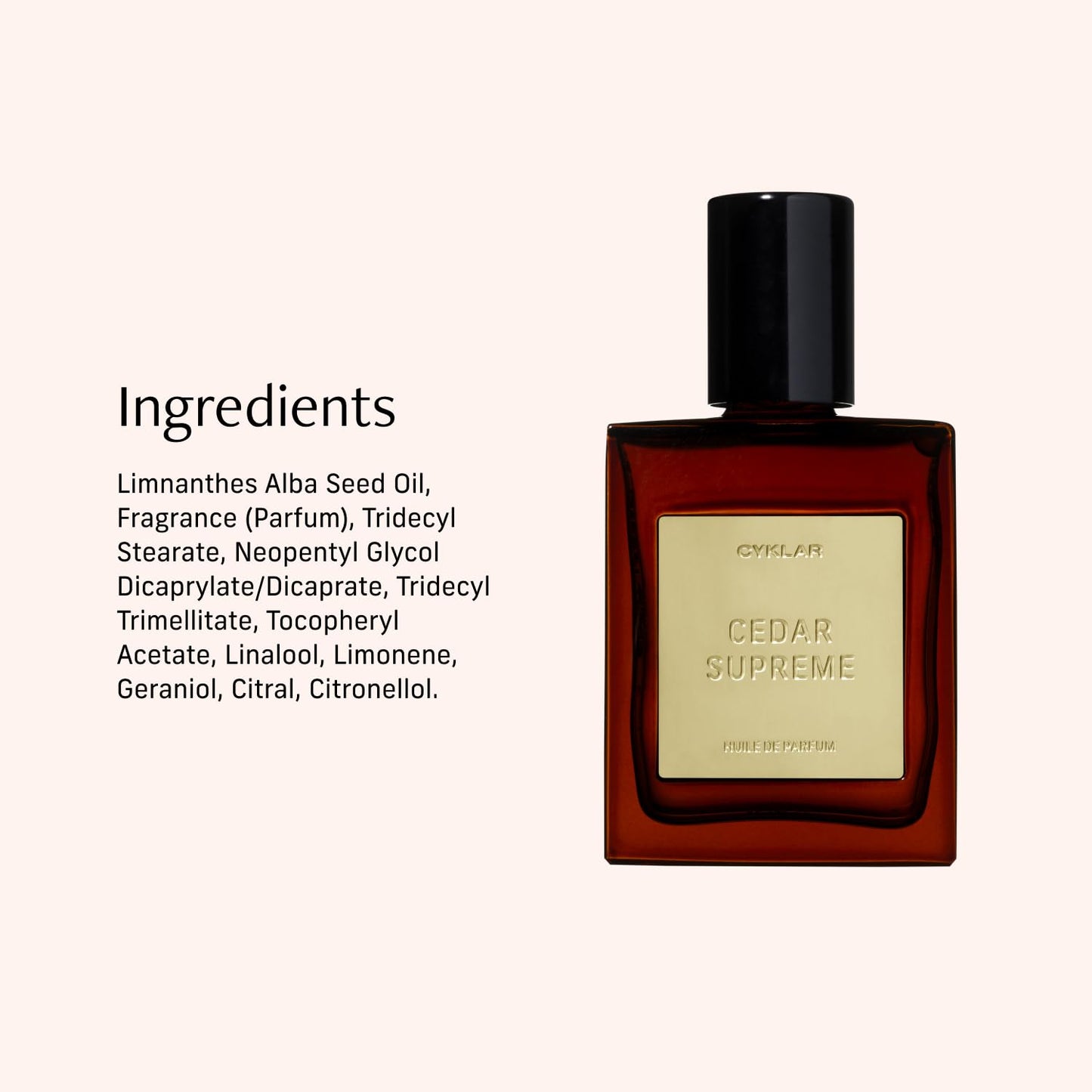 Perfume Oil Roll-On. Travel-Friendly Cedar Supreme Fragrance With Bergamot, Lavender, and Cedarwood. Long-Lasting Essential Oil Parfum For Women and Men. 0.5 Fl Oz Scented Rollerball Bottle