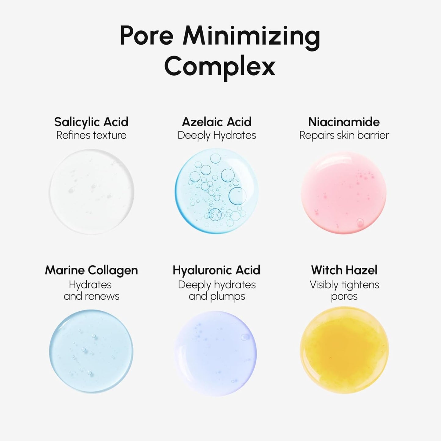 MAREE Pore Minimizer for Face Toner – Witch Hazel Toner with Niacinamide & Marine Collagen – Gentle Exfoliating Oil Control Facial Toner for Women – BHA Liquid Exfoliant – Alcohol Free Tonico Facial
