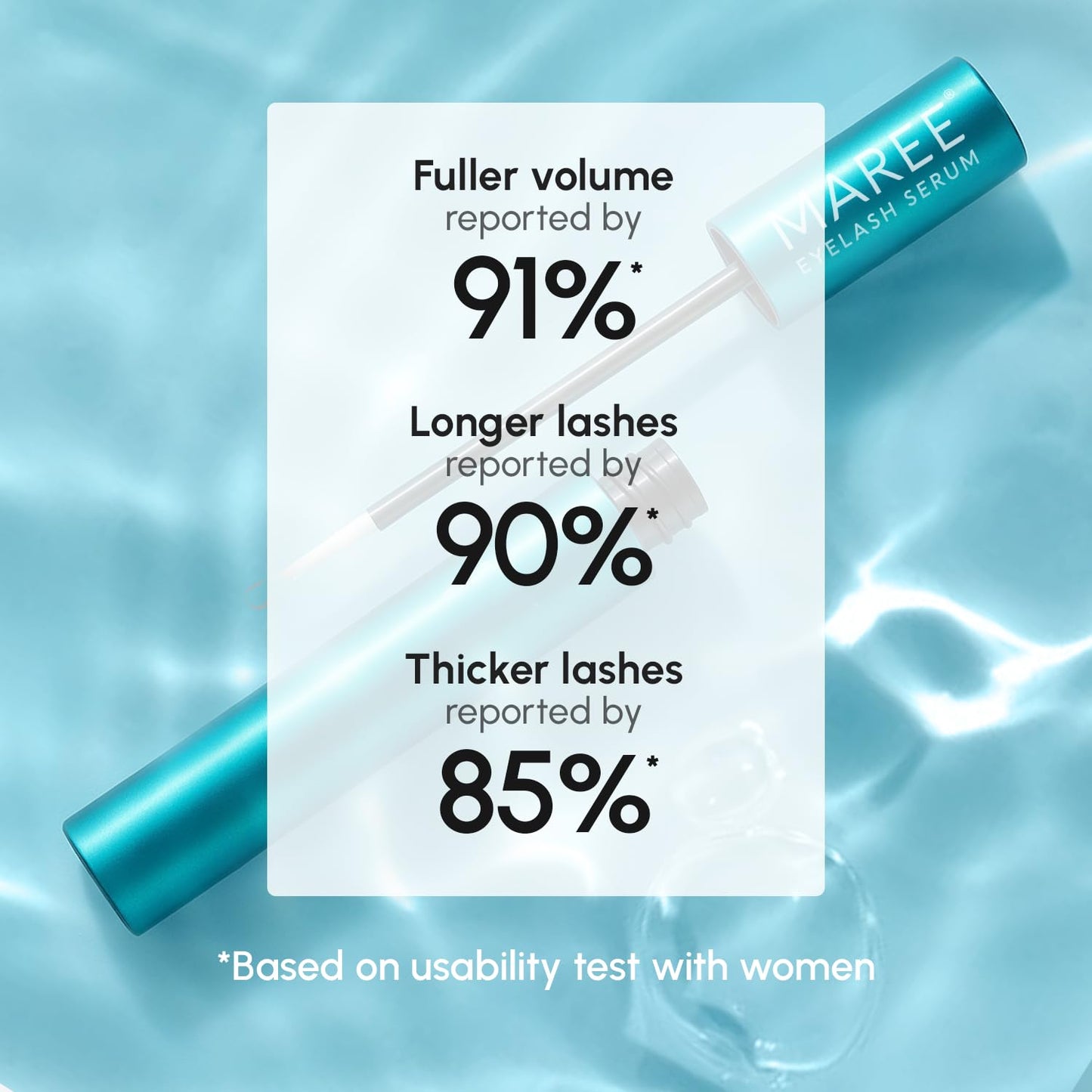 MAREE Eyelash Serum To Grow Lashes & Brows 2 Pack - Eye Lash Serum for Eyelash Growth Without Prostaglandin - Rapid Enhancing Lash Growth Eyebrow Boost Oil - Sérum De Pestañas Suero Para Pestañas