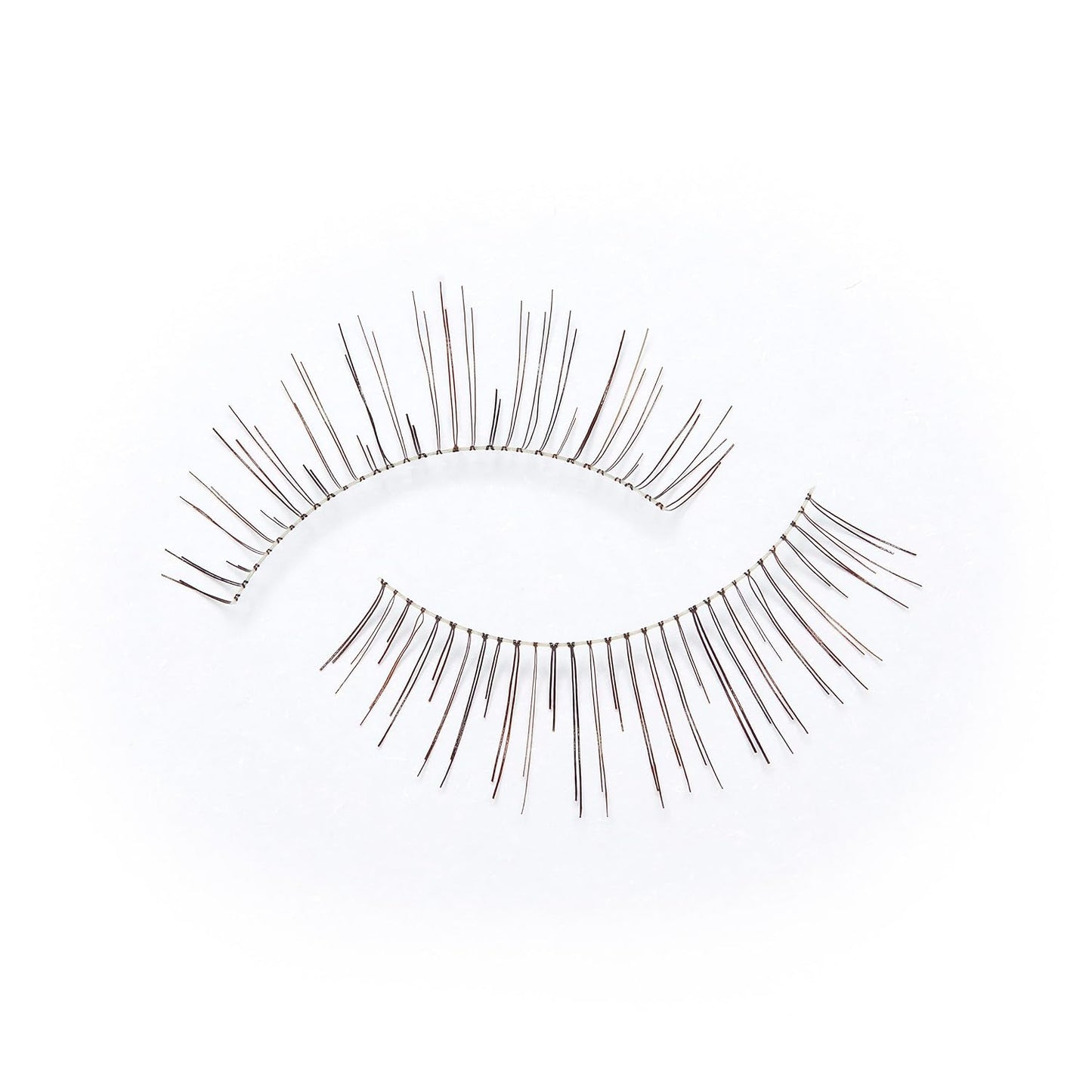 Eylure Naturals No. 020 Reusable Eyelashes, Adhesive Included, Black, 4 Pairs