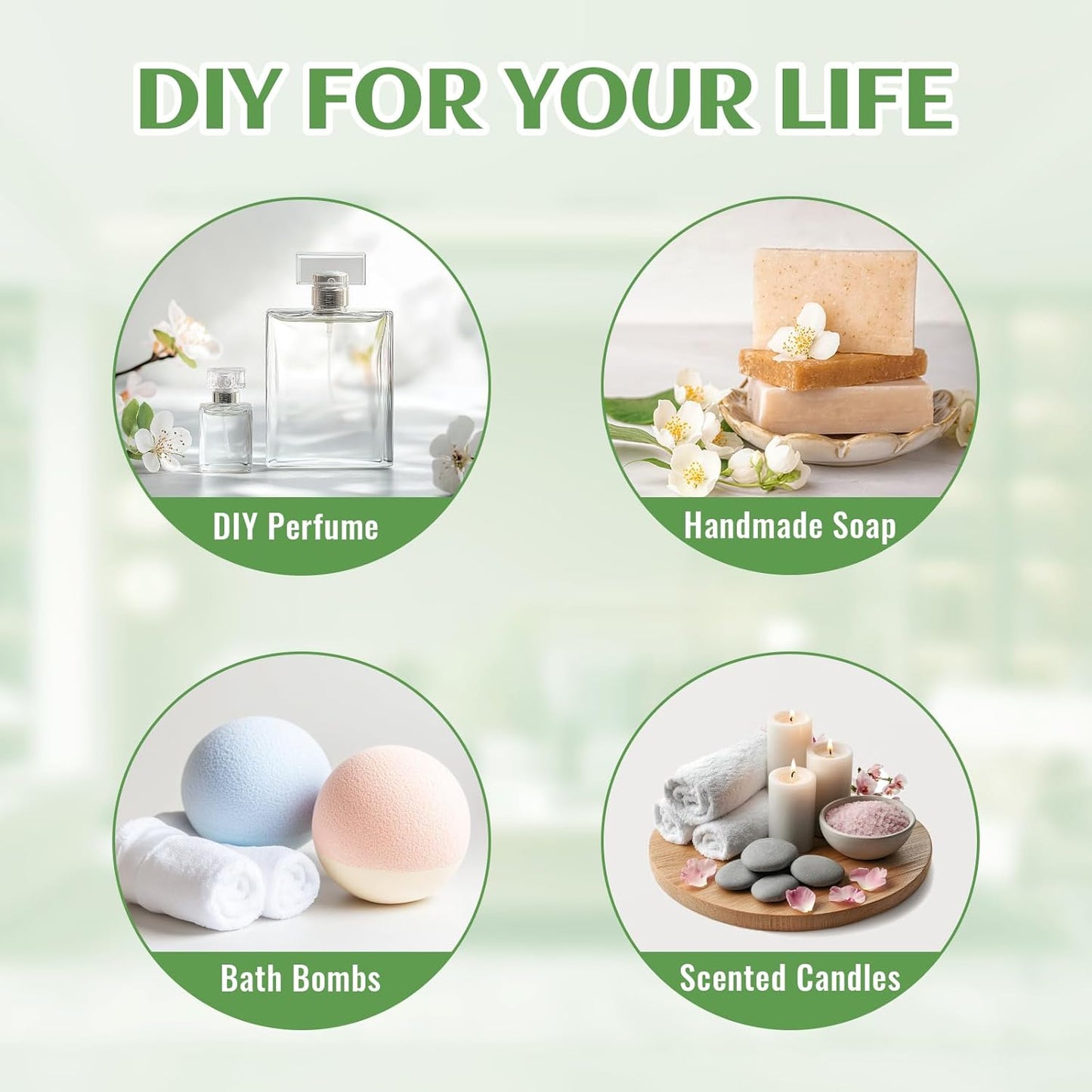 EVOKE OCCU Patchouli Essential Oil for Diffuser Skin Fragrance DIY Candle Soap Making - 4 FL Oz