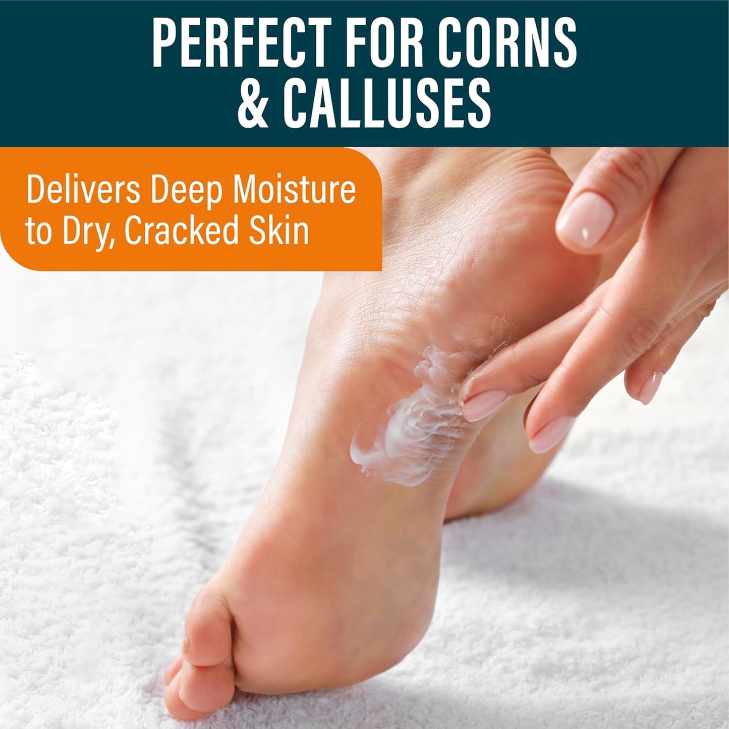 NUVADERMIS Urea Cream 40 Percent for Feet Maximum Strength - 40% Urea Foot Cream for Dry Cracked Heels and Feet - 2% Salicylic Acid, Shea Butter, Tea Tree Oil, Vitamin E - 5.3 fl oz