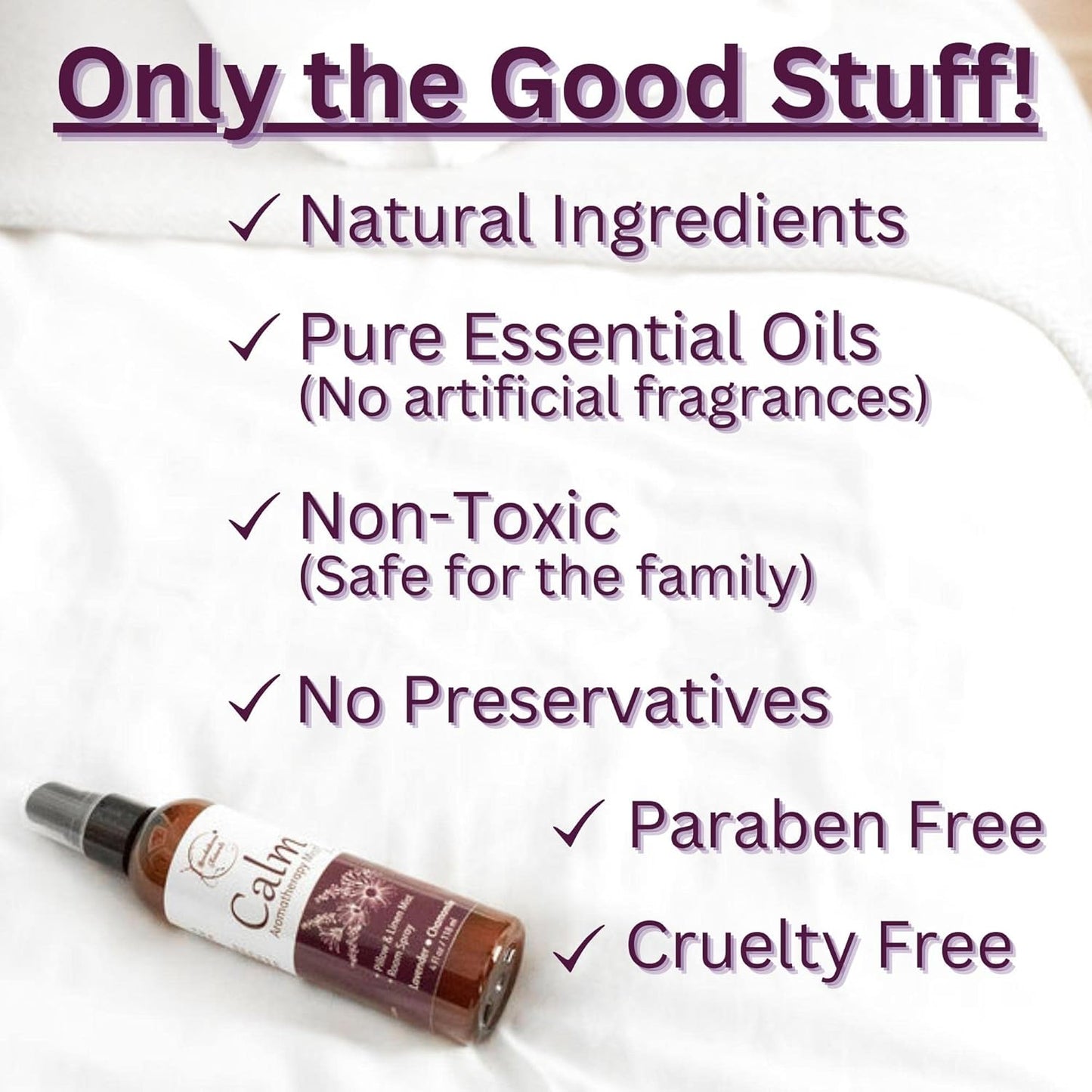 Lavender Spray Aromatherapy Mist Set of 2 – Natural Linen & Pillow Spray for Bedding, Essential Oil Room Mist with Lavender & Chamomile for relaxation & sleep by Brookethorne Naturals