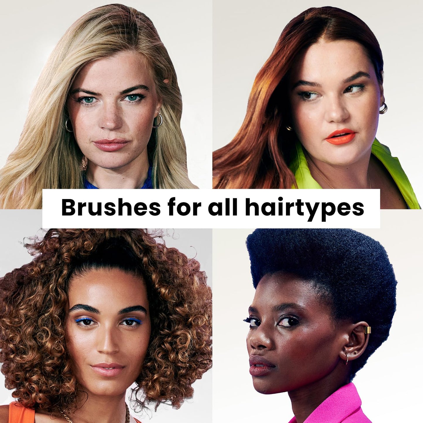 TANGLE TEEZER Fine Mist Spray Bottle, Continuous Mist for Detangling and Hairstyling, 10.1 oz, Black