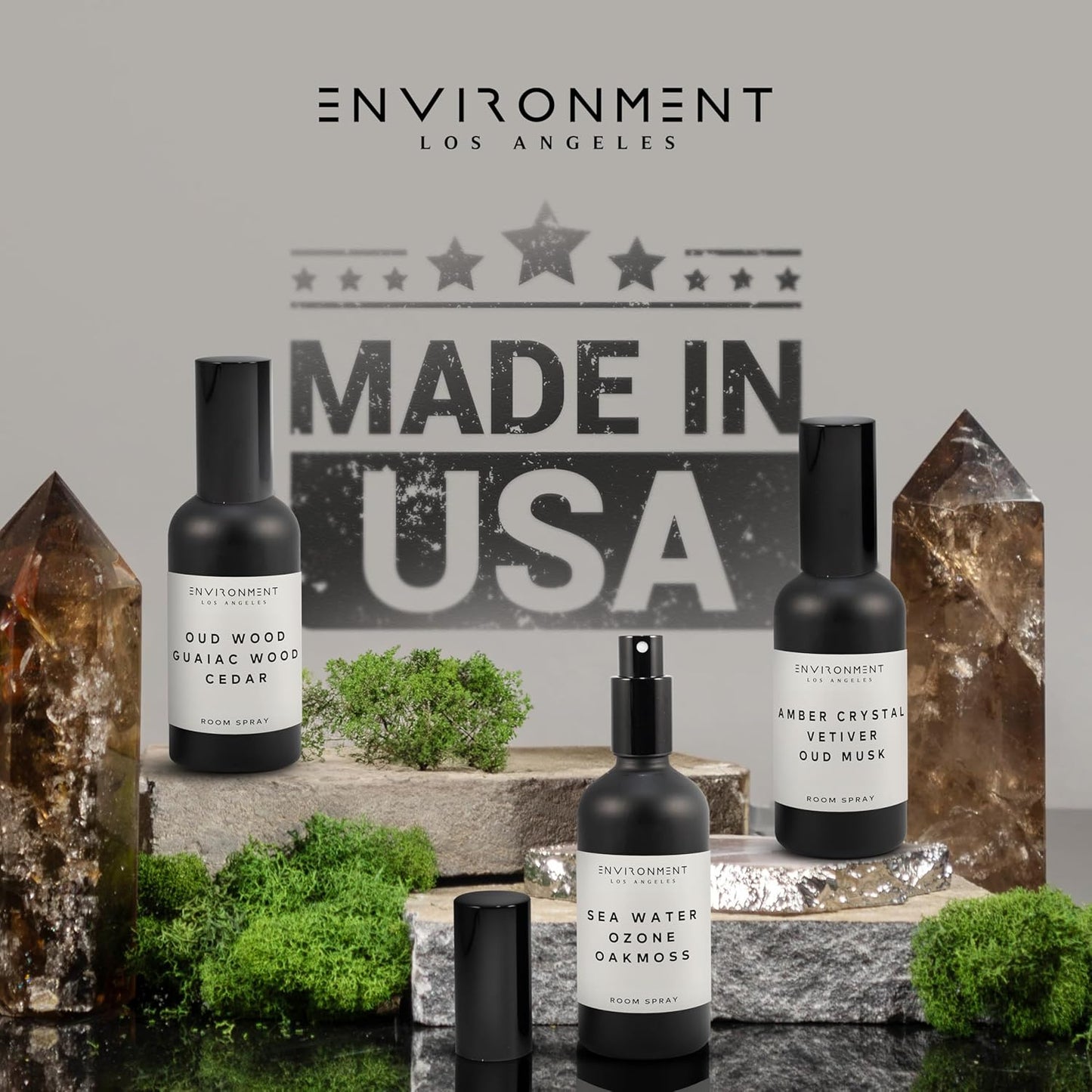 ENVIRONMENT Inspired by 5-Star Hotels WSTN Room Spray, 100ml Air Freshener (White Tea | Cedar | Aloe Vera) Home Fragrance Accessories, Room Perfume, Room Deodorizer, Vegan & Cruelty-Free