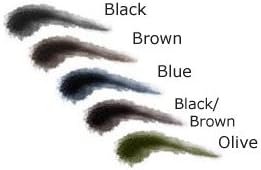 Lauren Brooke Cosmetiques All Natural Eye Liner Pencil, Organic Makeup (Black)