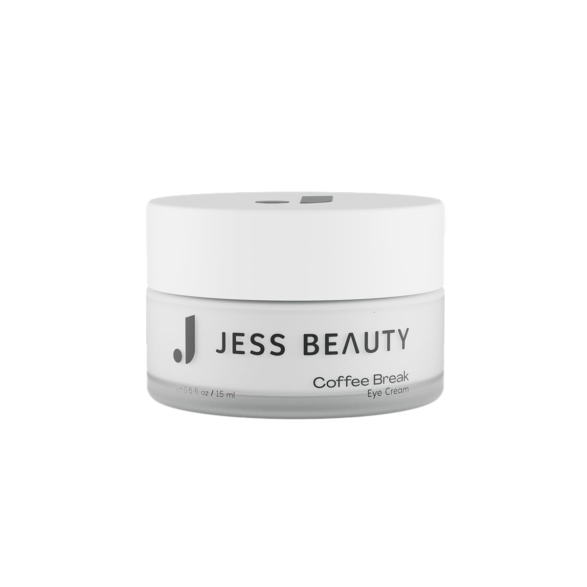 JESS BEAUTY | Coffee Break Eye Cream with 1% Caffeine, Squalane and Panthenol I Beauty and Self Care - Korean Beauty Eye Contour 0.5 fl. oz