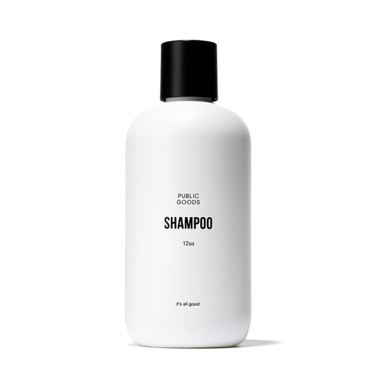 Public Goods Shampoo for Women & Men | Natural Gentle Shampoo to Cleanse & Nourish All Hair Types | Made with Organic Essential Oils | Sulfate & Paraben Free | Vegan | Made in Canada | 12 Fl Oz Bottle