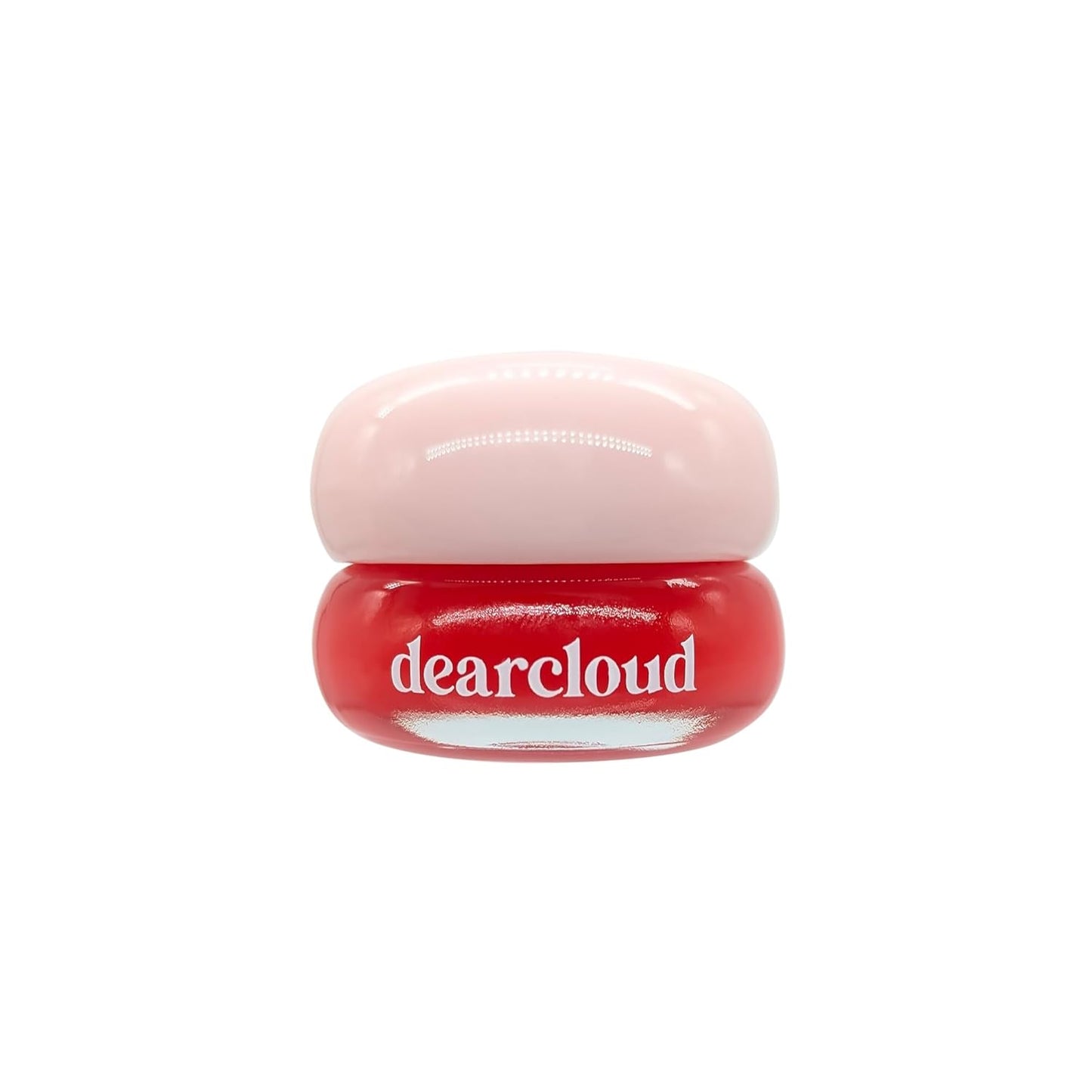 dearcloud Dewy Lip Jam – Hydrating Lip Balm & Gloss with Vitamin E, Korean Skincare (Deep Cherry)