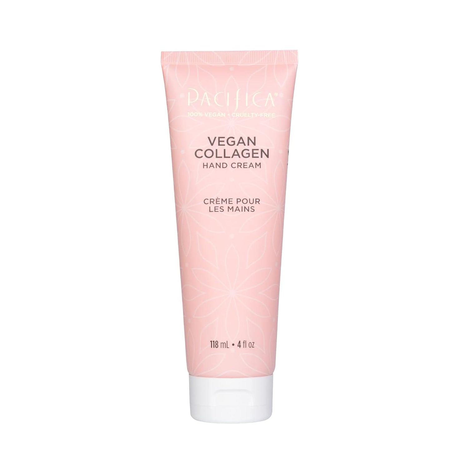 Pacifica Beauty, Vegan Collagen Hand Cream for Dry Cracked Hands, Hand Lotion, Body Moisturizer, Shea Butter, Cocoa Butter, Light Weight, Non-Greasy, Hydrating, Moisturizing, Vegan