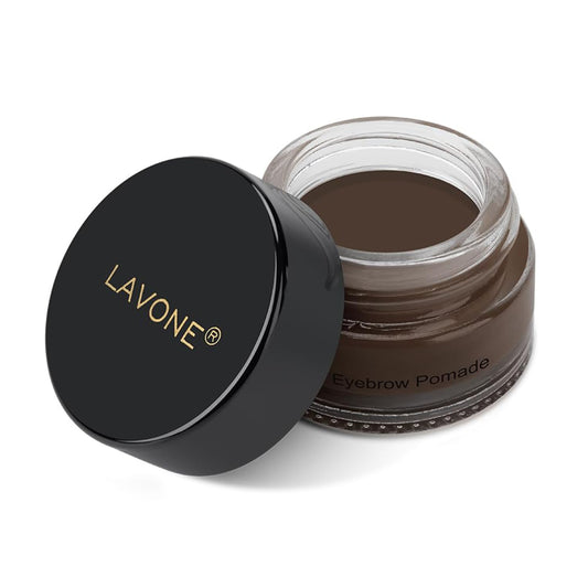 Eyebrow Pomade - Waterproof Brow Pomade for Long-lasting Results,Smudge Proof and Sweat Resistant Formula,Natural Eyebrow Makeup for All Skin Types and Tones - Dark Brunette