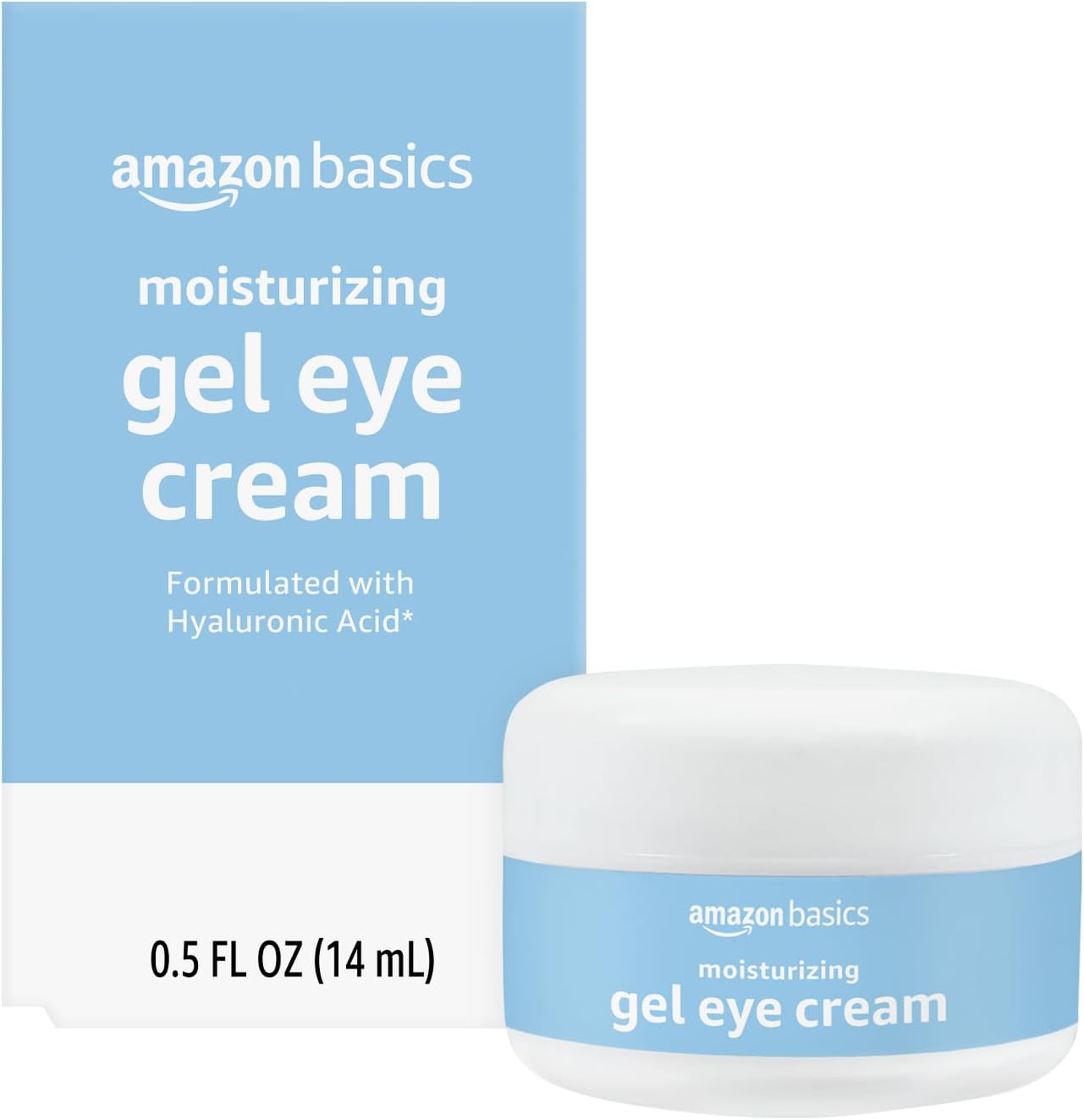 Amazon Basics Moisturizing Gel Eye Cream with Hyaluronic Acid, 0.50 Fl Oz (Pack of 1)