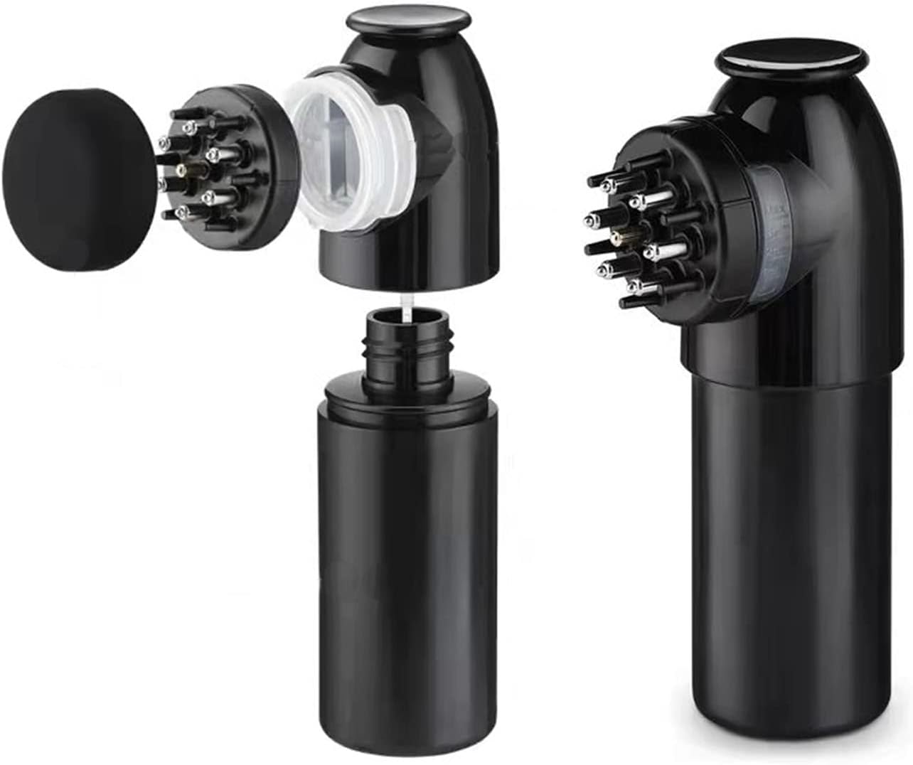 Elitzia Scalp Solution Applicator Roller Hair Massage Comb Liquid Guide Comb Smear-Type Essential Oil Hair Growth Brush for Anti-Hair Loss and Hair Regrowth