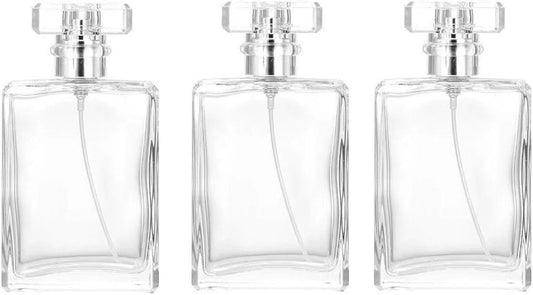 3 Pcs Perfume Bottle Atomizers,1 oz Refillable Fine Mist Sprayer Empty Fragrance Bottles Portable Travel Perfume Dispenser Containers for Essential Oil perfumery(30ml)