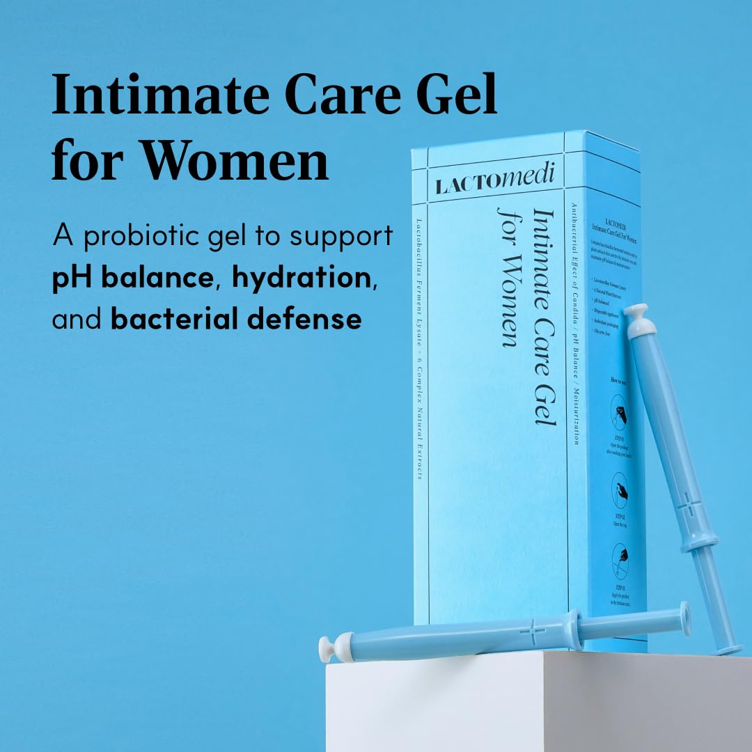 Intimate Care Gel | 10-Day Intensive Care Package | Vaginal Probiotics Applicator | Yeast Infection Care | BV Gel | pH Balance Gel | Itchiness and Unpleasant Odor | 1Box x 10pcs