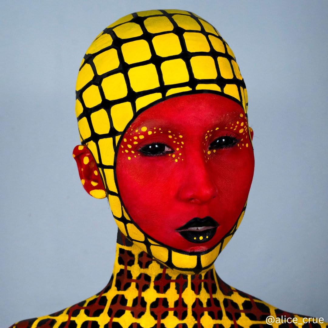 Mehron EDGE Face & Body Paint| Professional Water-Activated Face Paint Makeup | Made in the USA | For Cosplay, Halloween, & SFX (Red)