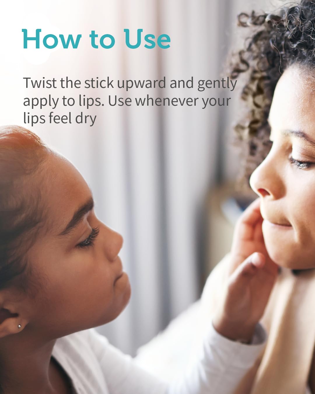 Kids' Moisture Lip Balm - Korean Kids Hydrating Lip Balm for Chapped and Cracked Lips - 12hr Moisturizing Non Oily Lip Care with Plant Oils and Shea Butter - Allergen Free Scent, 0.1 oz.