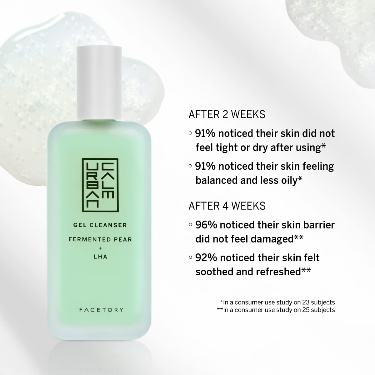 Urban Calm Collection - Fermented Skincare Bundle - for All Skin Types - Anti-Aging Skincare Set for Hydrating, Firming, Exfoliating, Soothing - With Cleanser, Essence, Serum, and Cream