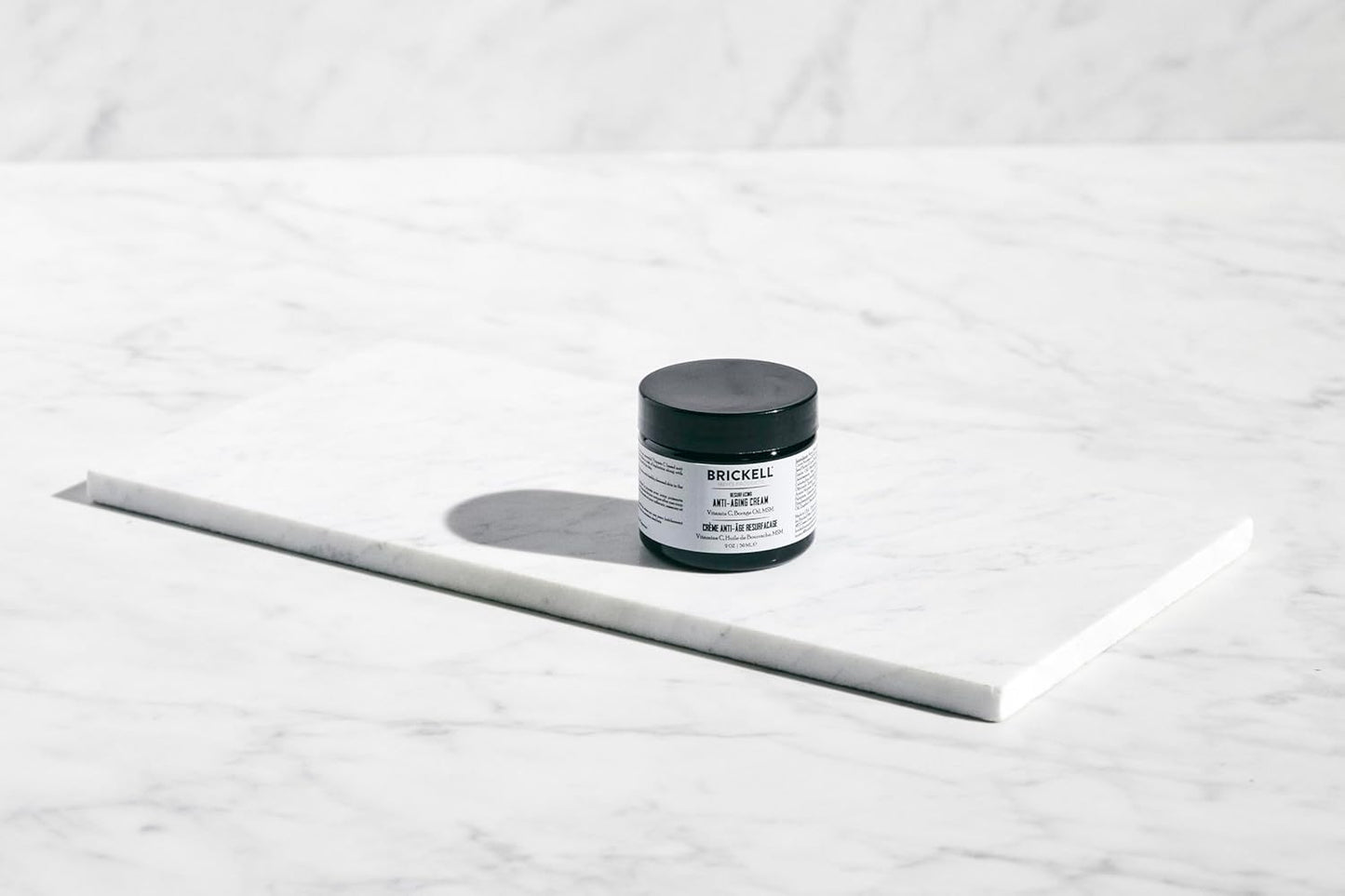 Brickell Men's Products Resurfacing Anti-Aging Face Cream For Men, Natural and Organic Face Moisturizer, Vitamin C Cream For Wrinkles, 2 Ounce, Unscented