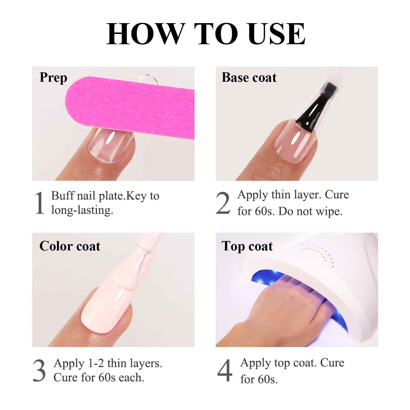 Imtiti Glitter Gel Nail Polish, Light Pink Pearl Glitter Nail Gel Polish Diamond Shimmer Sparkle Soak Off UV LED Spring Summer Manicure 10ML