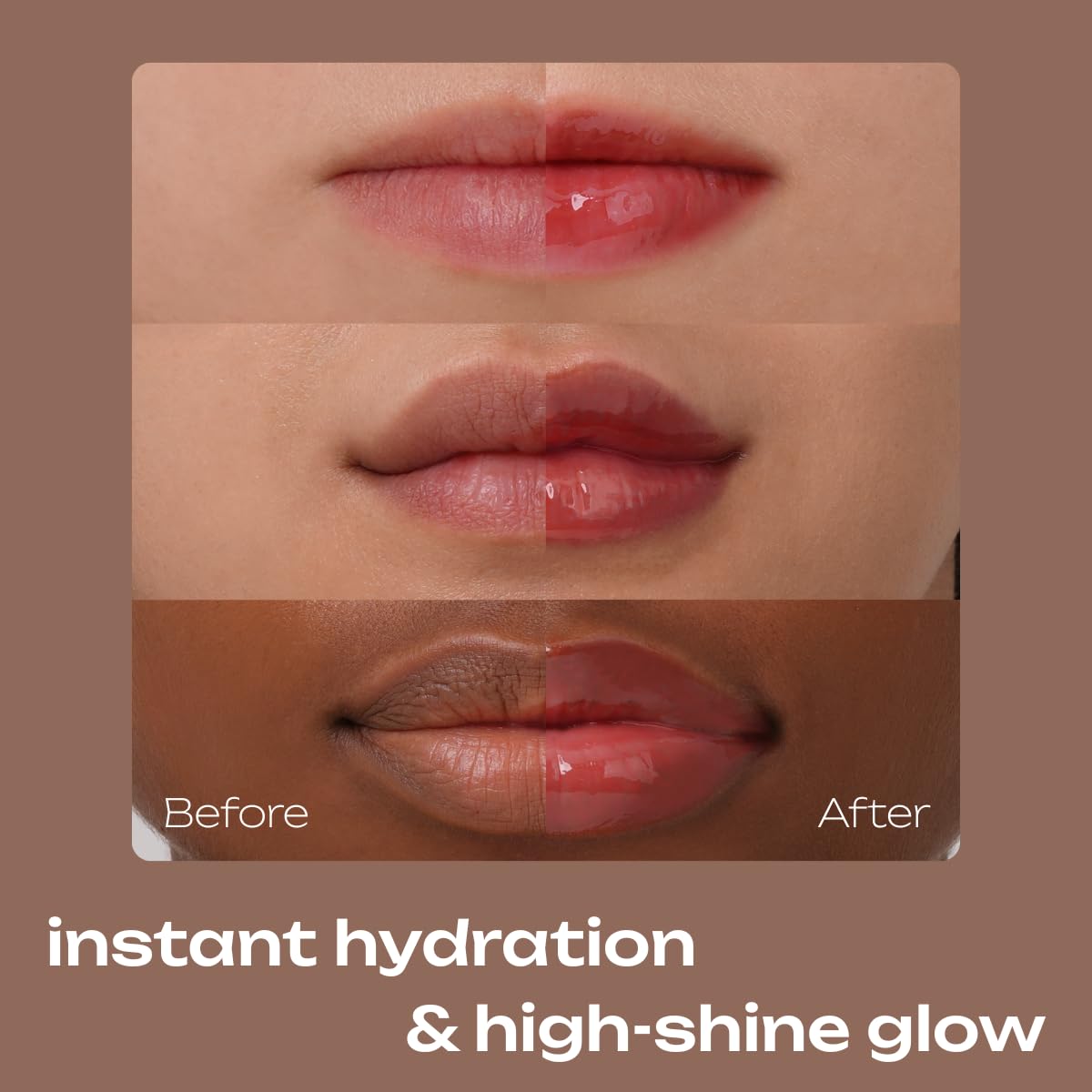 PDRN Tinted Lip Serum – High Gloss Ultra Hydrating Natural Glow, Non-Sticky Volumizing Color Glaze with Long-Lasting Shine, Nourishing Moisturizing Repair for Chapped Lips (0.34 oz)