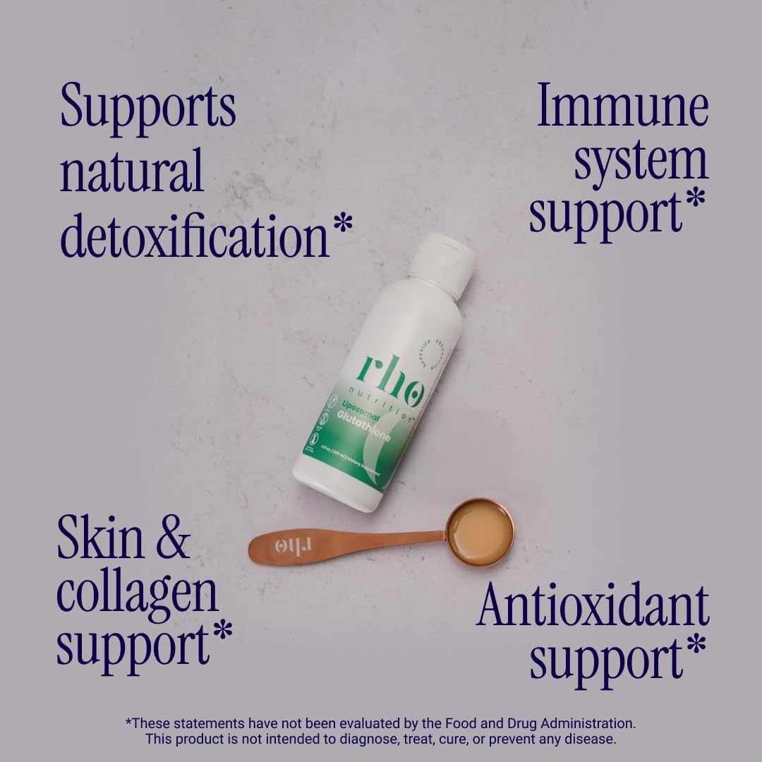 Liposomal Glutathione - Ultra High Absorption Liquid Glutathione Supplement - Supports Natural Detoxification, Immune System, Skin Health, Mental Clarity & Overall Well-Being