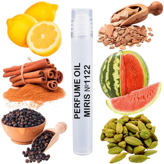 MIRIS Perfume Oil No. 1122, Inspired by Chic, Long-Lasting Men Roll-On, Rollerball 0.34 Fl Oz / 10 ml