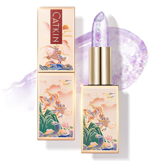CATKIN Lip Balm Tinted Color Changing Lipstick Ultra Hydrating Lip Moistrurizer Lip Care with Vitamin E Nourishing For Cracked & Dry Lips 0.12 oz C07 Amethyst