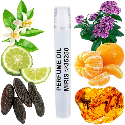 MIRIS Perfume Oil No. 35250, Inspired by Code Colonia, Long-Lasting Men Roll-On, Rollerball 0.34 Fl Oz / 10 ml