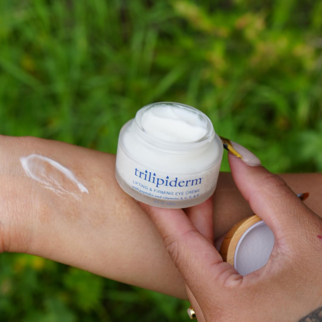 Trilipiderm Natural Lifting & Firming Eye Creme Hydrating, Healthy Eye Treatment for Fine Lines