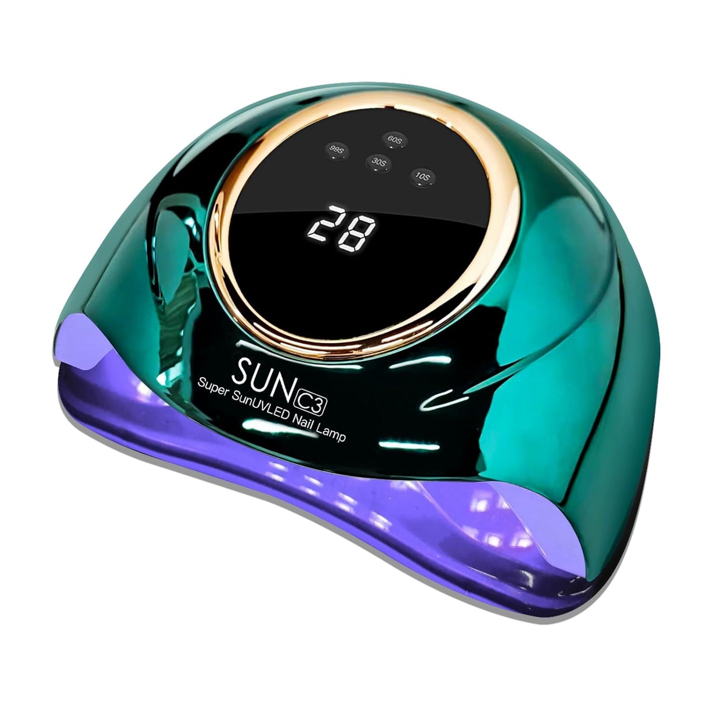 UV Light for Gel Nails 288W UV Nail Lamp with 63 LED Beads for Gel Polish with LCD Display Auto Sensor and 4 Timer Settings Professional Nail lamp