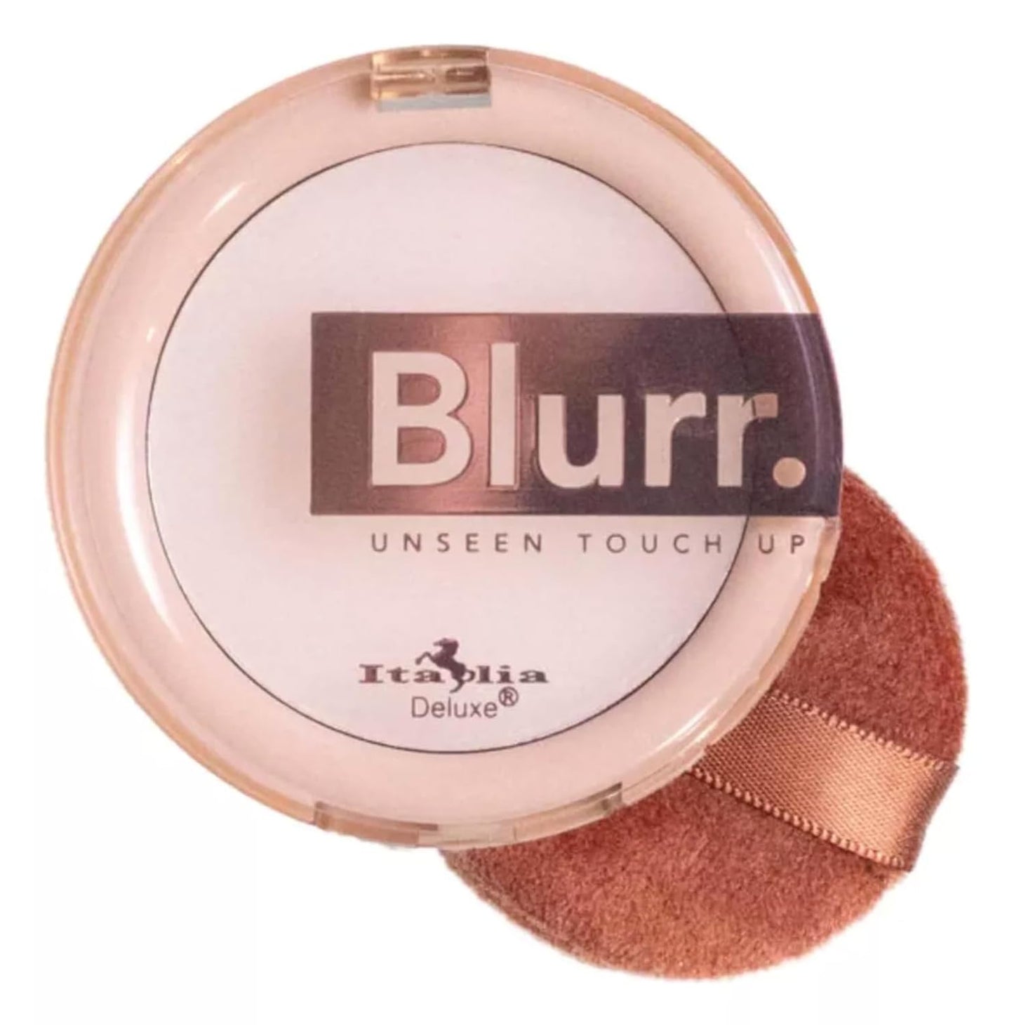 Italia Deluxe Blurr Unseen Touch Up Set & Blot Mattifier - Setting Primer Balm, 0.1 Ounce (Pack of 1), Clear