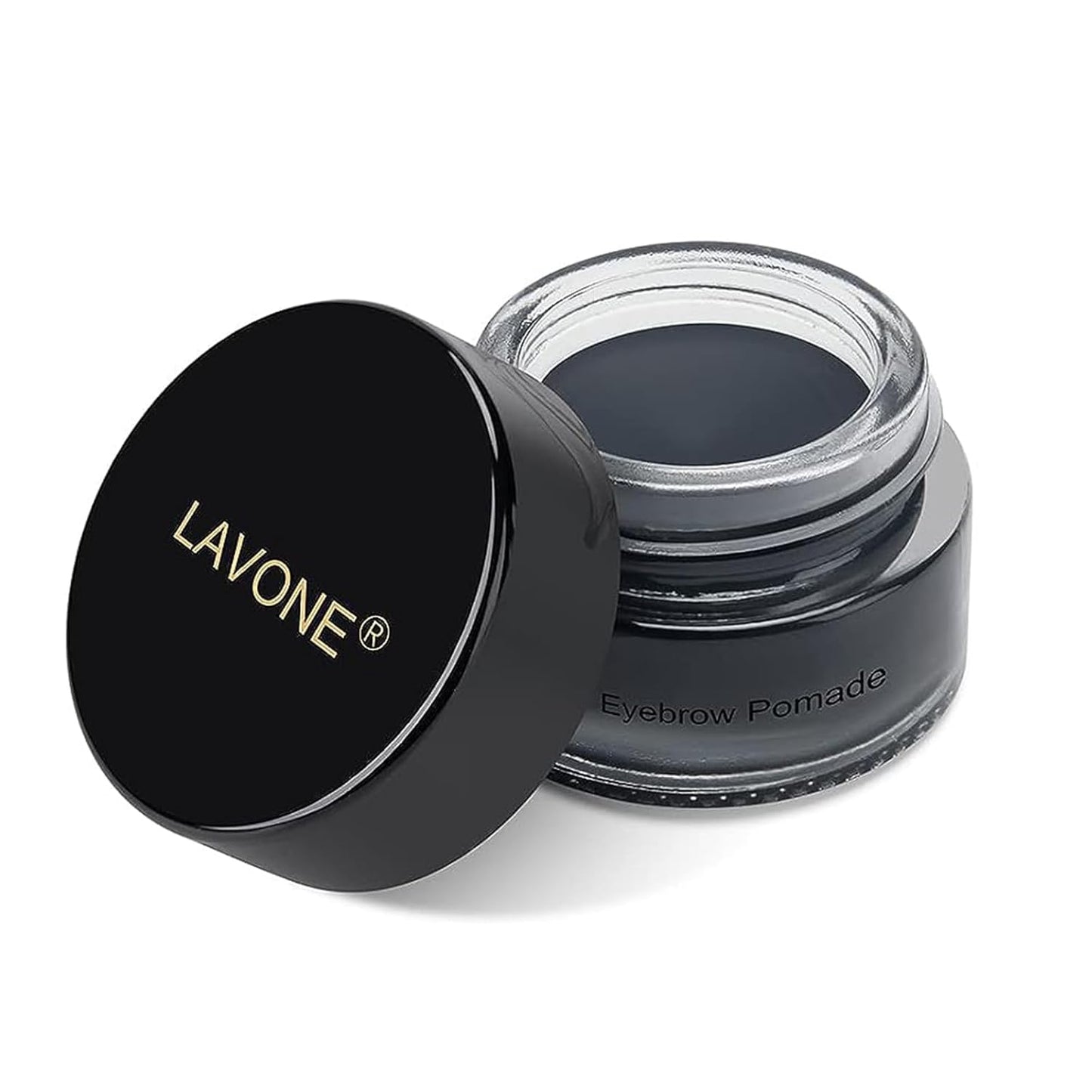 Eyebrow Pomade - Waterproof Brow Pomade for Long-lasting Results,Smudge Proof and Sweat Resistant Formula,Natural Eyebrow Makeup for All Skin Types and Tones - Dark Black