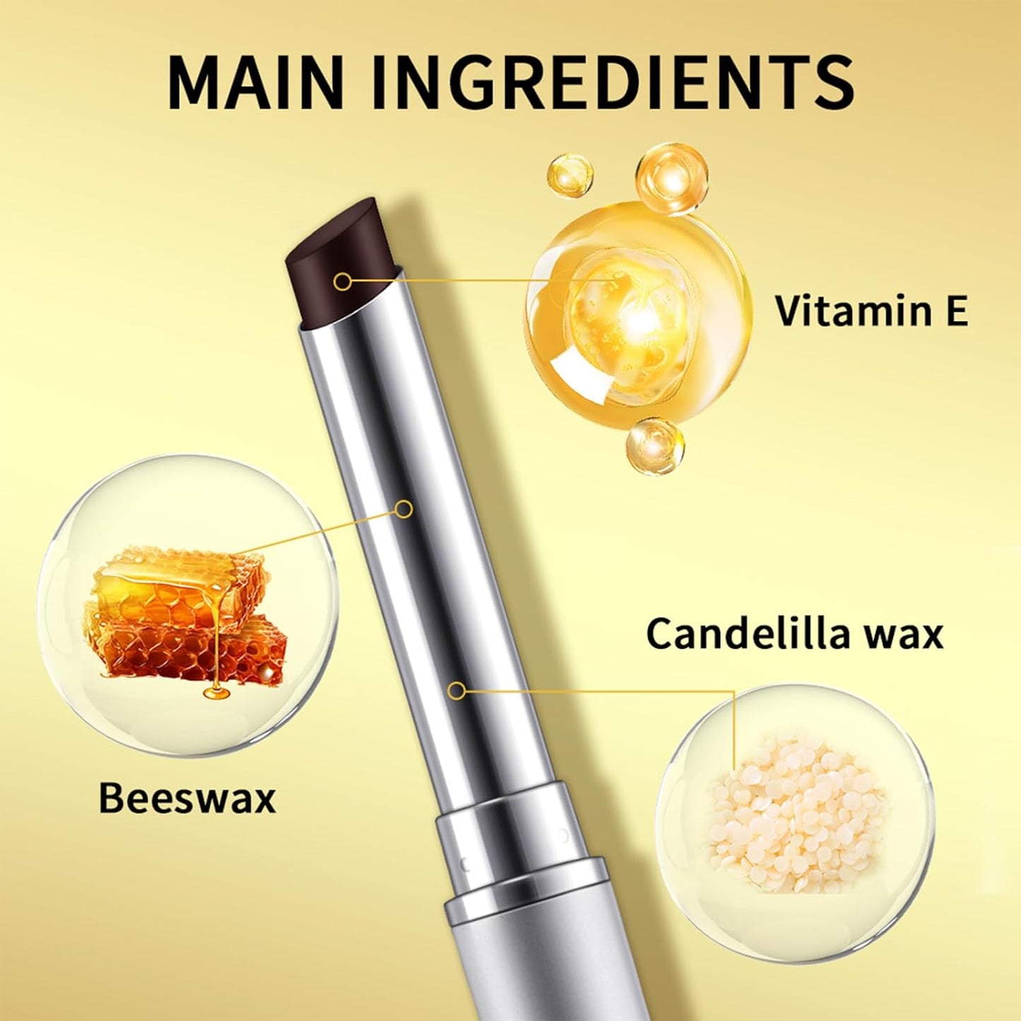 2PCS Honey Lipstick Tinted Lip Balm - Sheer Hydrating Lipstick for All Skin Tones - Moisturizing Lip Color, Nourishing Lip Balm with a Hint of Natural Black Cherry Tint