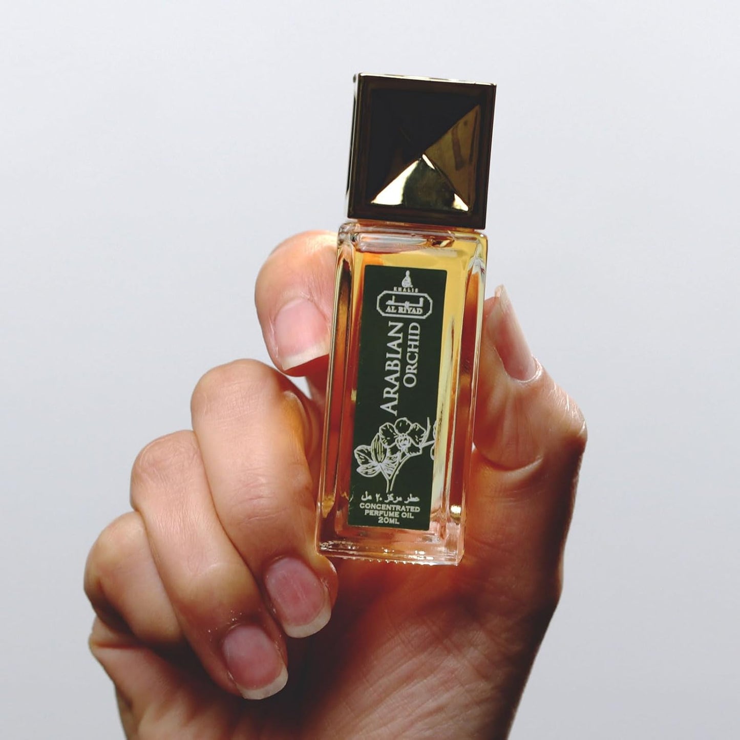 Maison d’Orient Arabian Orchid Oriental Fruity Floral Perfume Oil Roll‑On 20 mL — Alcohol‑Free, Long‑Lasting Attar for Her, Vegan Pocket‑Size Fragrance, Ideal Purse Essential & Holiday Gift