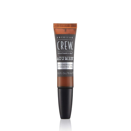 American Crew Men's Eye Hydrating Gel, Energizing Oil-Free Gel to Minimize Puffiness and Reduce Dryness, 0.5 Fl Oz