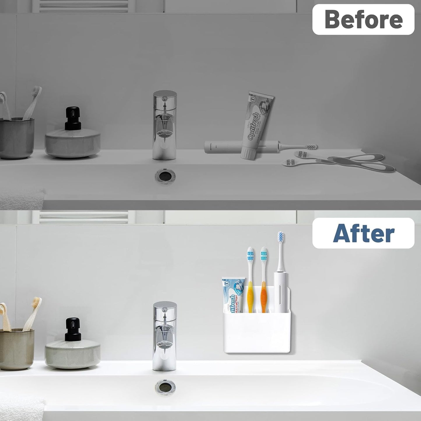 Magnetic Toothbrush Holder for Cruise Ships, Wall-Mounted Bathroom Organizer for Cruise Stateroom, Cruise Essentials and Must Haves 2025&2026