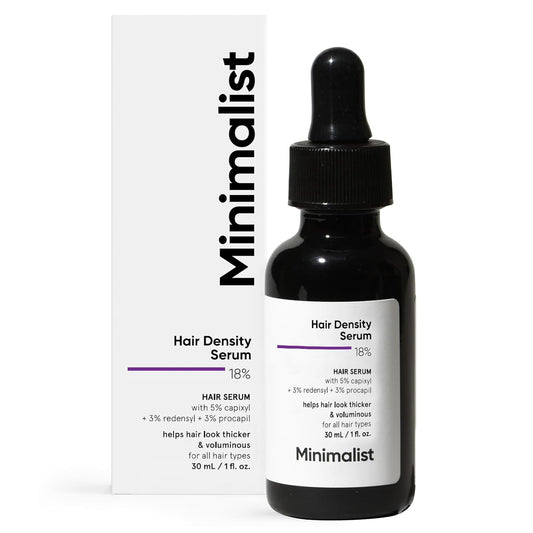 Minimalist Hair Density Serum 18% | With Procapil, Capixyl, Redensyl, Anagain & Baicapil For Hair Fall Control | Women & Men | 30 ml
