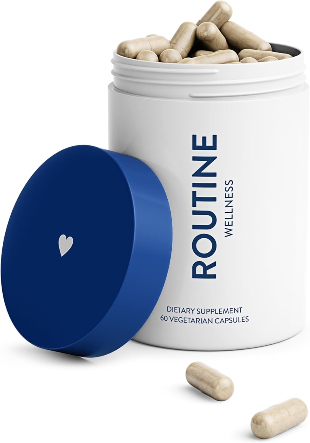 Routine Wellness Hair Growth Supplement - Clinically Proven for Thicker, Fuller Hair - Reduces Wrinkles, Fine Lines - Gluten Free, Ideal for Women & Men with Thinning Hair - 1 Bottle, 30 Day Supply