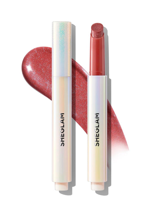 SHEGLAM Pout-Perfect Moisturizing Solid Lip Gloss Shimmer Lip Plumper - First Crush