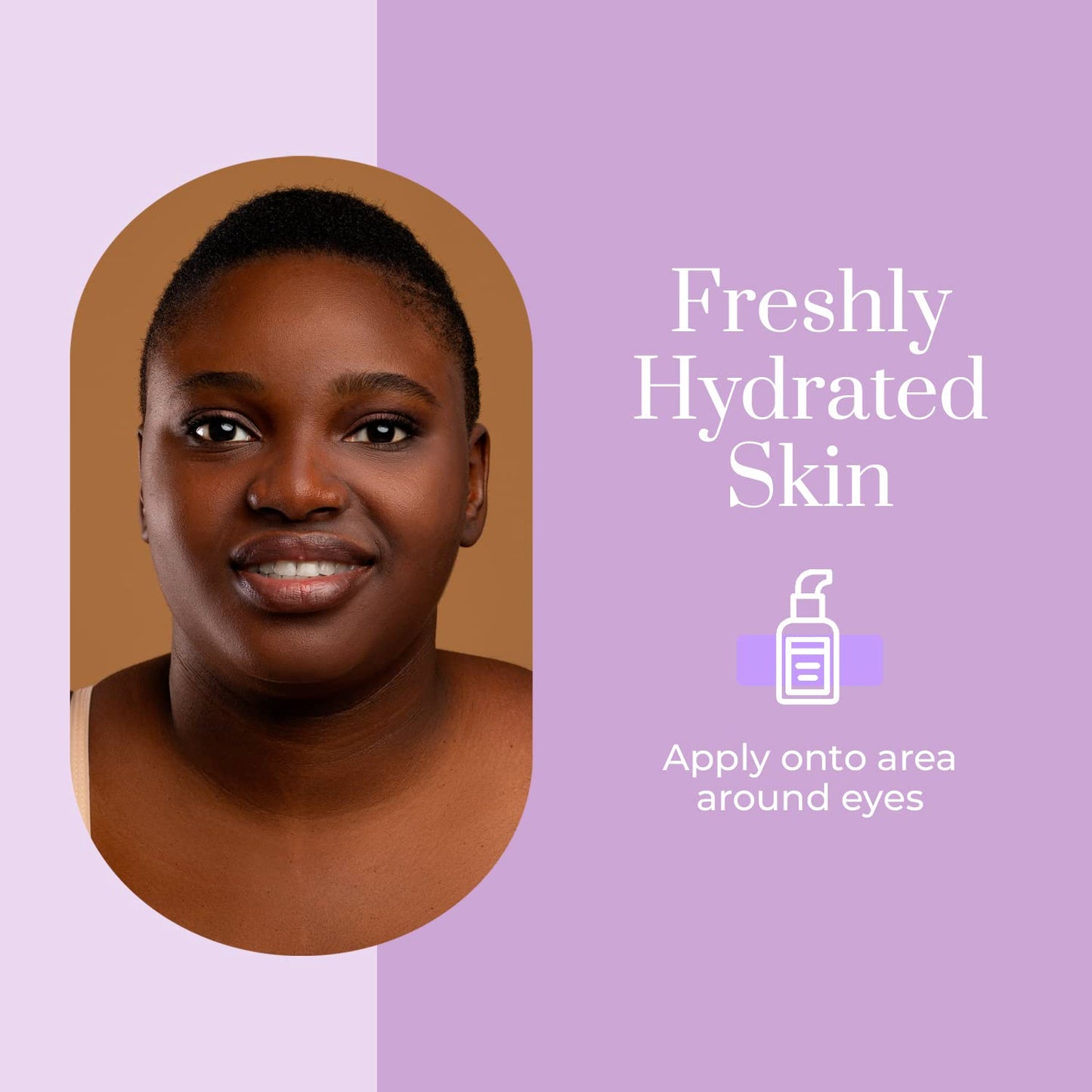 Vitamin C & Hyaluronic Acid Under Eye Serum - Reduce Eye Bags, Puffiness, Dark Circles & Wrinkles, Lifting Eye Serum - Cruelty Free Korean Skin Care For All Skin Types