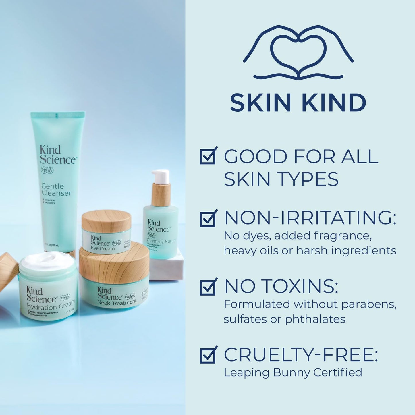 Kind Science Micro Exfoliant Face Scrub - 2-in-1 Exfoliating Face Wash + Facial Mask with AHA to Smooth & Hydrate Skin - Paraben & Fragrance Free, Cruelty Free, 2 oz