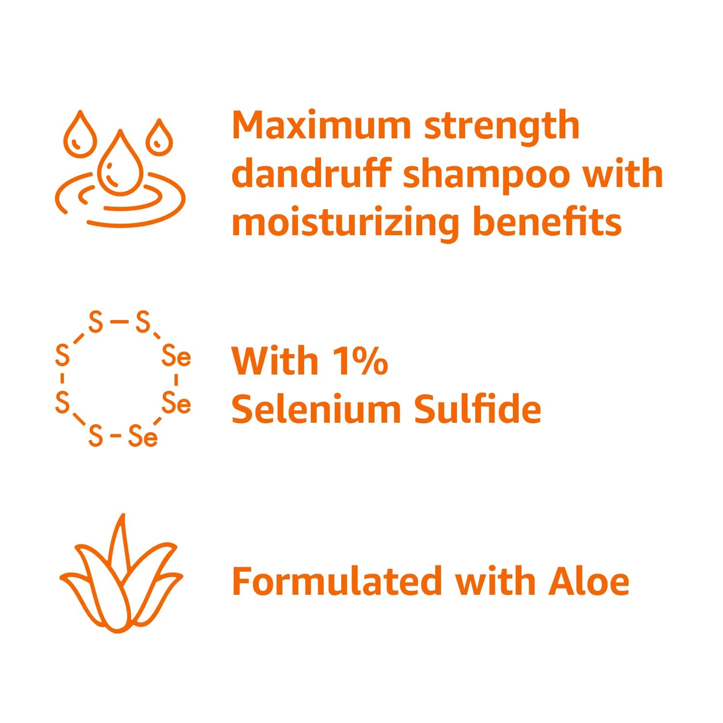 Amazon Basics Moisturizing Dandruff Shampoo, 11 Fl Oz, Pack of 2