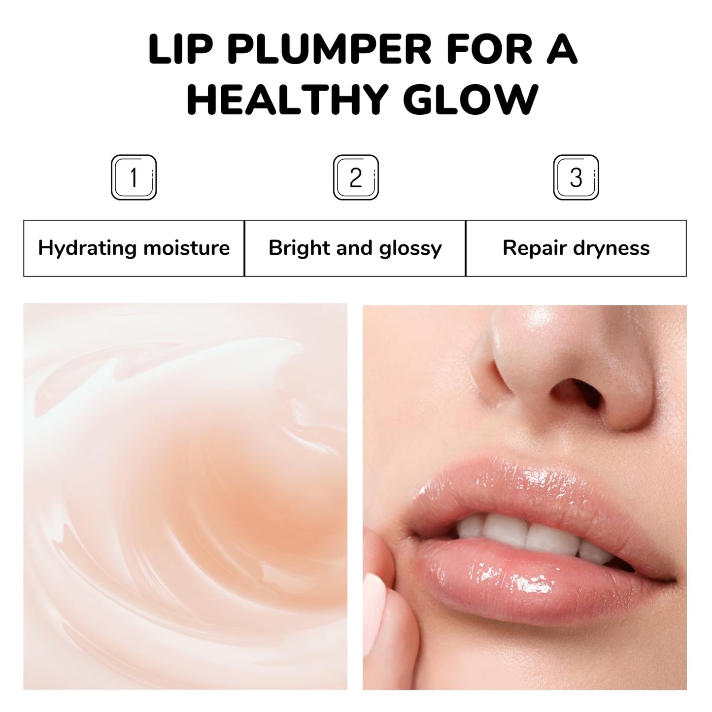 Lip Mask & Scrub Set(Honey + Milk Protein + Oat), Overnight Moisturizer for Cracked & Dry Lips Care, Hydrating Plumper Kit, Sugar Exfoliator Gift for Women