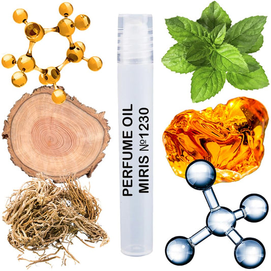 MIRIS Perfume Oil No. 1230, Inspired by Molecu 01, Long-Lasting Women Roll-On, Rollerball 0.34 Fl Oz / 10 ml