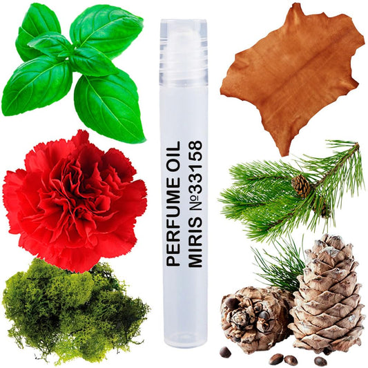 MIRIS Perfume Oil No. 33158, Inspired by One Man Show, Long-Lasting Men Roll-On, Rollerball 0.34 Fl Oz / 10 ml