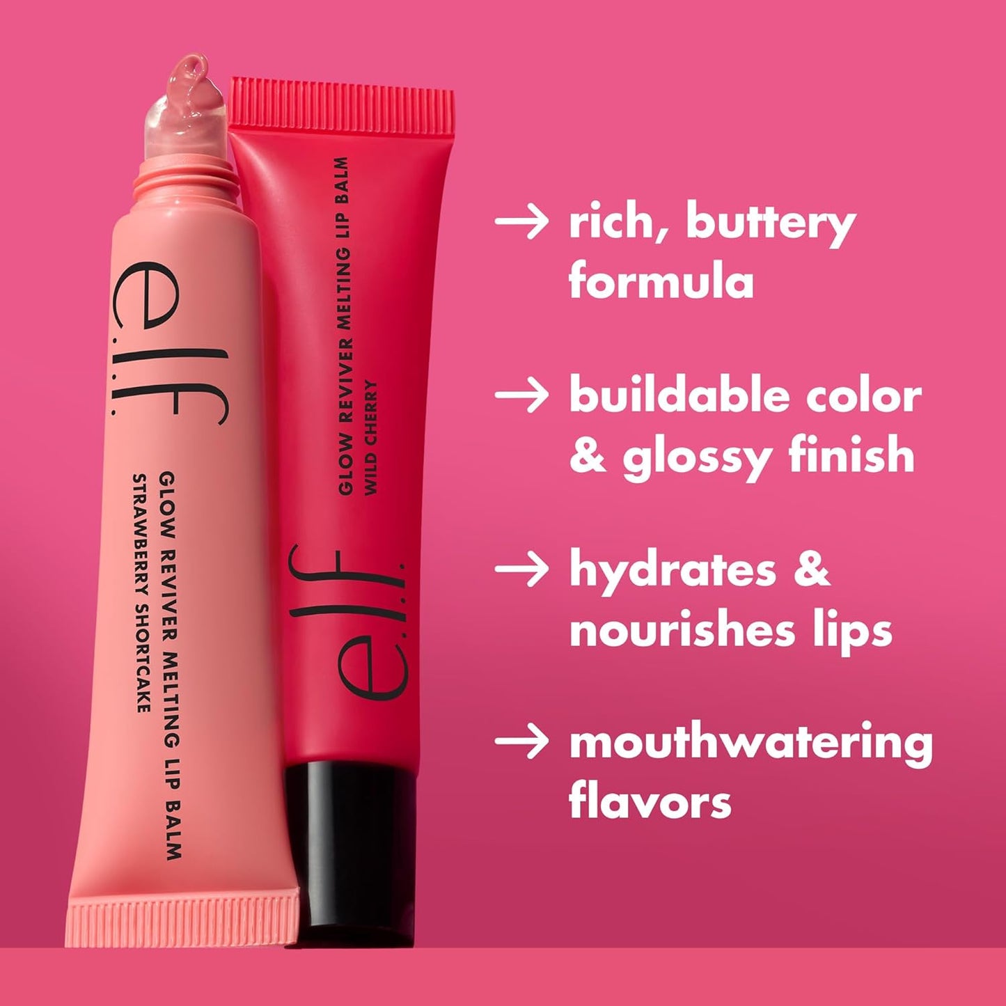 e.l.f. Glow Reviver Melting Lip Balm, Hydrating Tinted Lip Balm For A Glossy Finish & Soft, Supple Lips, Vegan & Cruelty-Free, Java Chip